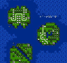 Famicom Wars (NES) screenshot: Map/Level selection