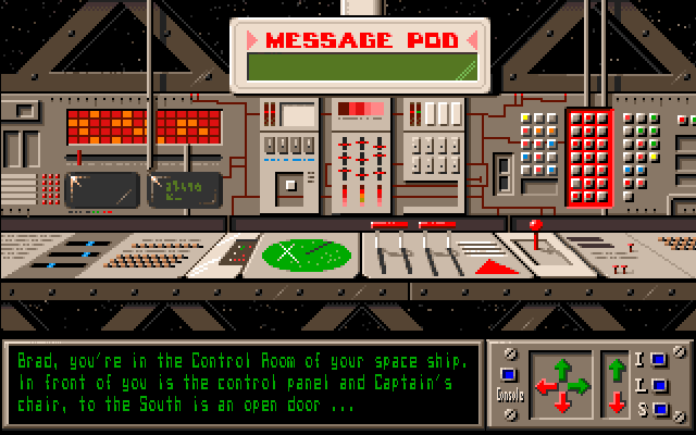 Planet of Lust (Amiga) screenshot: Control Room