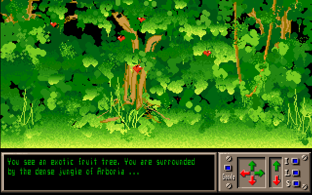 Planet of Lust (Amiga) screenshot: Exotic fruit