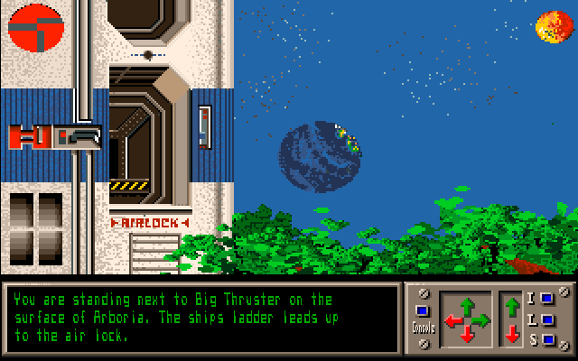 Planet of Lust (Amiga) screenshot: Arboria