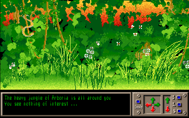 Planet of Lust (Amiga) screenshot: Jungle