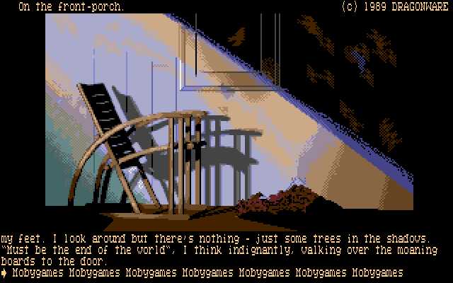 Ooze: Creepy Nites (Amiga) screenshot: Rocking chair