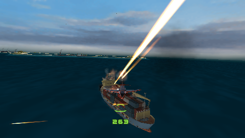 Heatseeker (PSP) screenshot: Bombing tanker