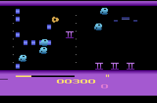 Oystron (Atari 2600) screenshot: More types of baddies