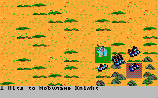 Sword of Aragon (Amiga) screenshot: Battle