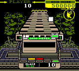 Klax (Game Boy Color) screenshot: Wave 6: You must get 10 klaxes