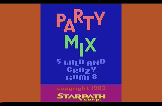 Party Mix (Atari 2600) screenshot: Title screen