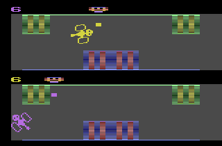 Party Mix (Atari 2600) screenshot: Bop a Buggy: Starting line