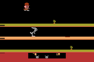 Bugs Bunny (Atari 2600) screenshot: Eh, what's up, Doc?