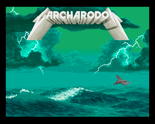 Carcharodon: White Sharks (Amiga) screenshot: The high-score background screen.