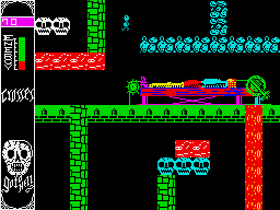 Go to Hell (ZX Spectrum) screenshot: Strappado.