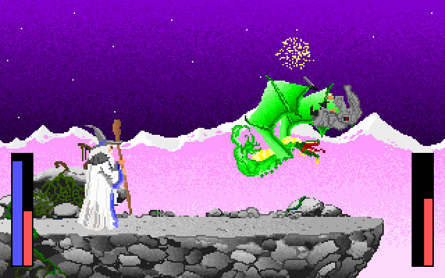 J.R.R. Tolkien's Riders of Rohan (DOS) screenshot: There...that did it.