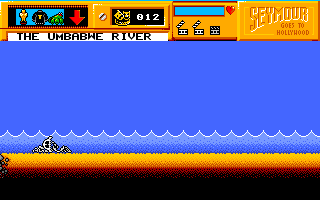 Seymour Goes to Hollywood (Amiga) screenshot: Killed on the Unbabwe river