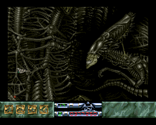 Carcharodon: White Sharks (Amiga) screenshot: The Alien