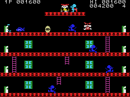 Mouser (MSX) screenshot: Ran into an enemy