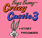Bugs Bunny: Crazy Castle 3 (Game Boy Color) screenshot: Title screen