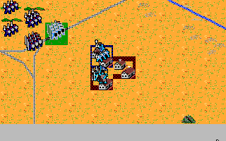 Sword of Aragon (Amiga) screenshot: City siege