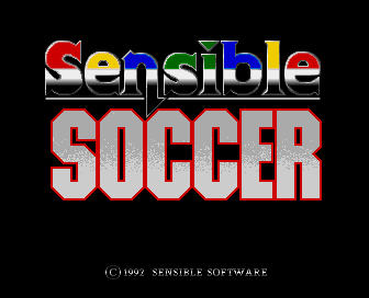 Sensible Soccer: European Champions (Amiga) screenshot: Title screen