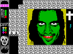 Go to Hell (ZX Spectrum) screenshot: "Well done, you are as sick as me."
