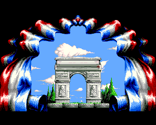 Devious Designs (Amiga) screenshot: French level