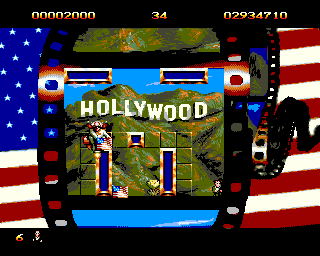 Devious Designs (Amiga) screenshot: Hollywood level