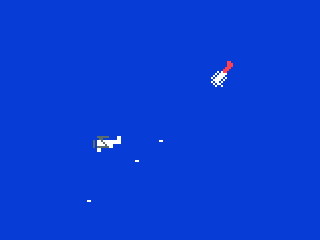 Air Battle (Odyssey 2) screenshot: A rare case of intro cutscene.