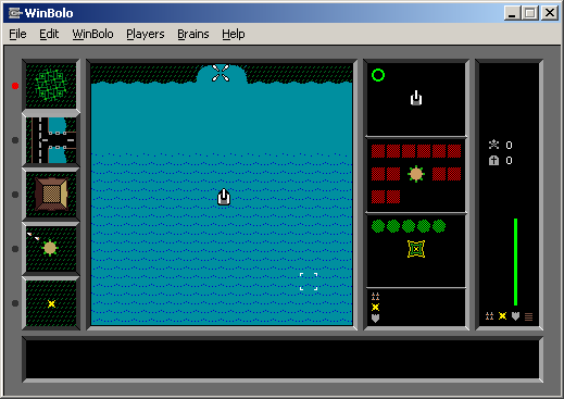 Bolo (Windows) screenshot: Pilot your boat into shore and debark.