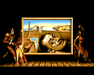 Devious Designs (Amiga) screenshot: Pieces became a Dali's painting