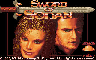Sword of Sodan (Amiga) screenshot: Title screen