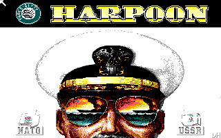 Harpoon & Battleset 2 (Amiga) screenshot: Title screen