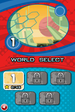 Gogo's Crazy Bones (Nintendo DS) screenshot: World selection