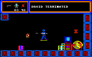 TUJAD (Amstrad CPC) screenshot: The Starting Point of the game.