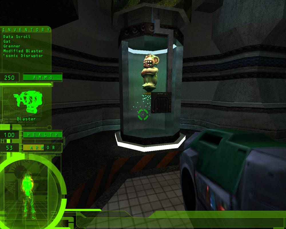 Game Over in Machinimation (Windows) screenshot: The alien monkey