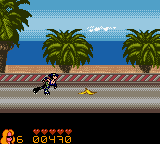VIP (Game Boy Color) screenshot: Roller-skating as Nikki Franco