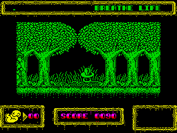 Brat Attack (ZX Spectrum) screenshot: Collect a dummies.