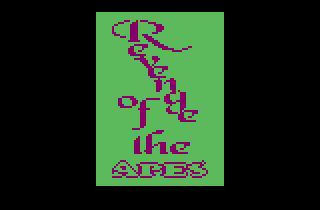 Revenge of the Apes (Atari 2600) screenshot: Title screen