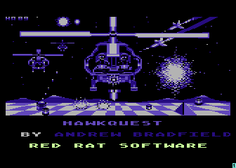 Hawkquest (Atari 8-bit) screenshot: Loading screen