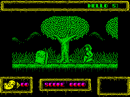 Brat Attack (ZX Spectrum) screenshot: Start screen.