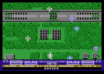 Hawkquest (Atari 8-bit) screenshot: Looks worryingly like Screaming Wings