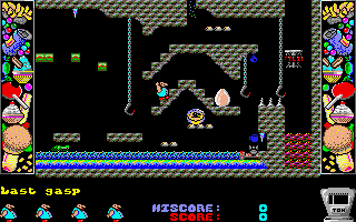 Chubby Gristle (Amiga) screenshot: Last gap