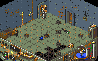 Treasure Trap (Amiga) screenshot: Eel