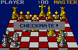 The Fidelity Ultimate Chess Challenge (Lynx) screenshot: Checkmate! I lose.