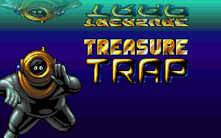 Treasure Trap (Amiga) screenshot: Title screen