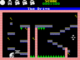 Egghead (ZX Spectrum) screenshot: Level 2.
