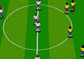 World Championship Soccer II (Genesis) screenshot: Game start