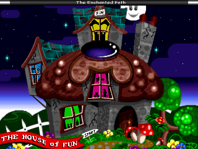 Tin Toy Adventure in the House of Fun (Windows) screenshot: Entering The Enchanted Path