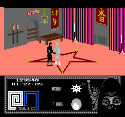 Screenshot of Last Ninja 2 Back with a Vengeance (NES, 1988) MobyGames