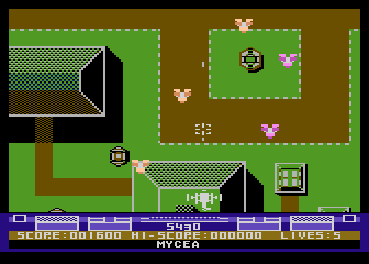 Hawkquest (Atari 8-bit) screenshot: Missed...