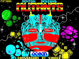 Mutants (ZX Spectrum) screenshot: Loading screen