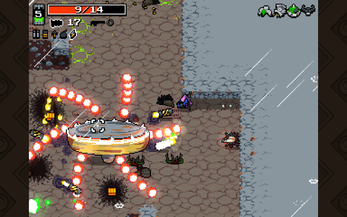 Nuclear Throne (Windows) screenshot: Boss fight